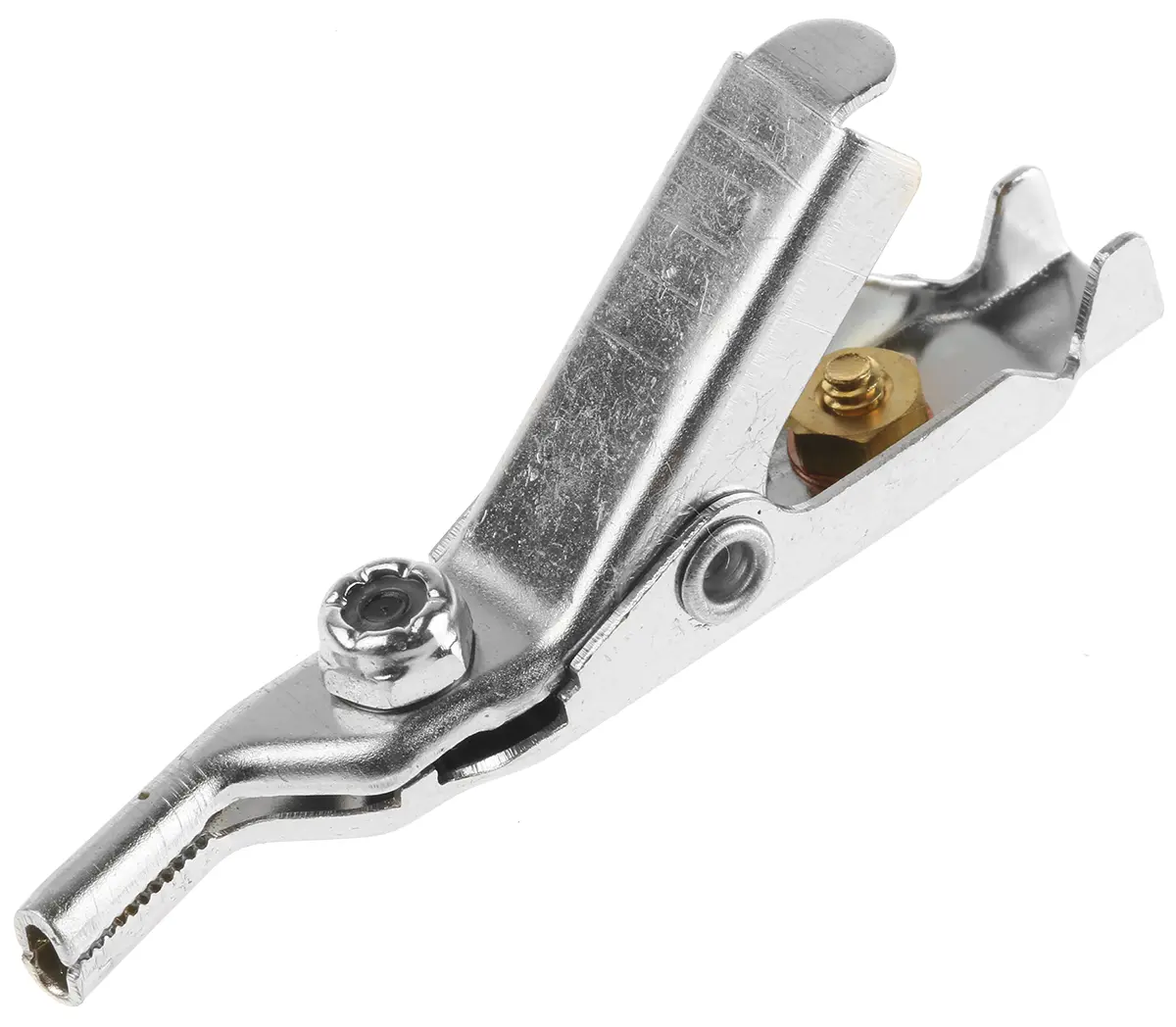 Produktfoto 1 von Mueller Electric Nagelbett-Prüfklemme Silber vernickelt, 60 mm