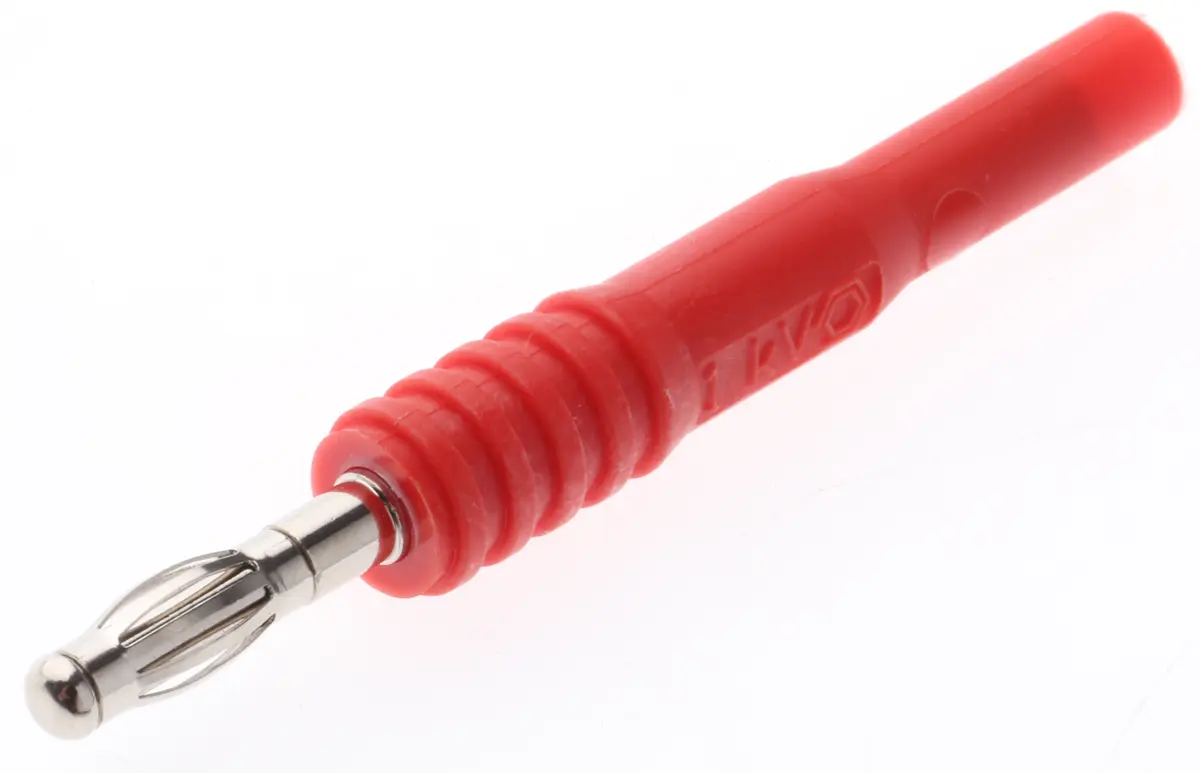 Produktfoto 1 von Mueller Electric Prüfsteckverbinder-Adapter Rot Berylliumkupfer Nickel 1 kV