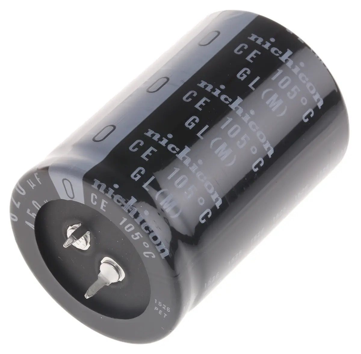 Produktfoto 1 von Nichicon GL Snap-In Aluminium-Elektrolyt Kondensator 820μF ±20% / 450V dc, Ø 35mm x 50mm, bis 105°C