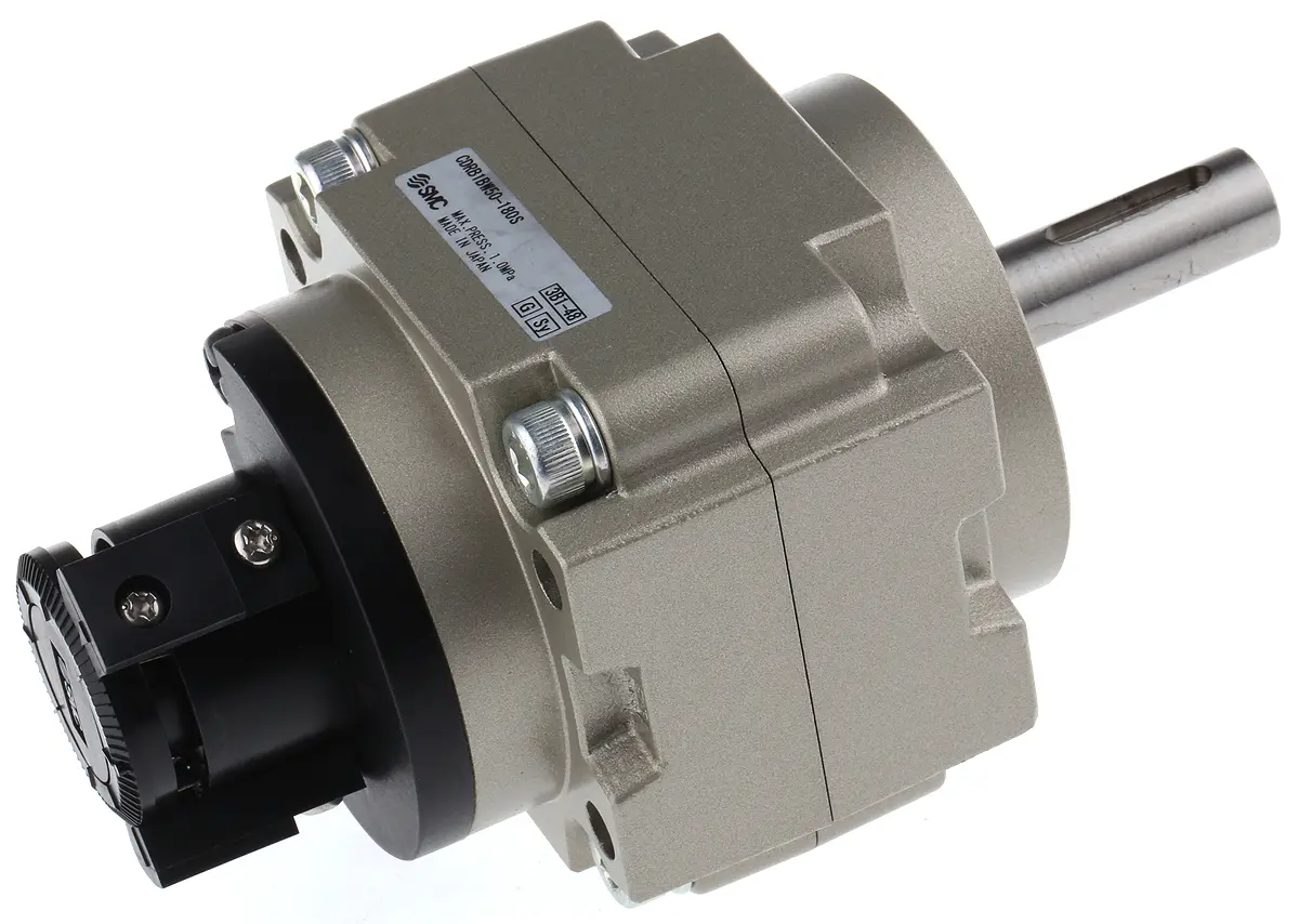 Produktfoto 1 von SMC CRB1 Pneumatischer Drehantrieb, Bohrung Ø 50 mm, 9.9 bar