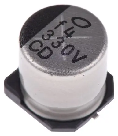 Produktfoto 1 von Nichicon CD Oberfläche Kondensator 330 μF Lot 20 % / 35V dc, Ø 10 mm x 10 mm, 105 °C