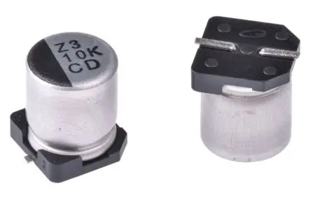 Produktfoto 1 von Nichicon CD Oberfläche Kondensator 10 μF Lot 20 % / 80V dc, Ø 6.3 mm x 7.7 mm, 105 °C