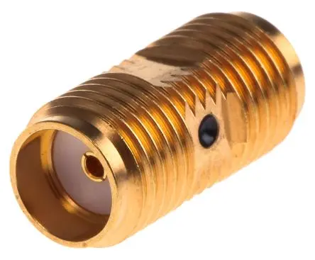 Produktfoto 1 von Huber+Suhner HF Adapter, 50 Ω, Gerade, 18GHz Buchse Buchse, Koaxial Nennspannung