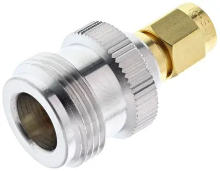 Produktfoto 1 von Huber+Suhner HF Adapter, 50 Ω, Gerade, 18GHz Stecker Buchse, Koaxial Nennspannung