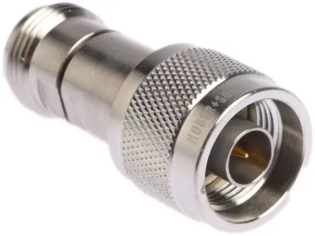 Produktfoto 1 von Huber+Suhner HF Adapter, 50 Ω, Gerade, 18GHz Stecker Buchse, Koaxial Nennspannung
