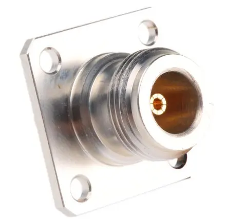 Produktfoto 1 von Huber+Suhner HF Adapter, 50 Ω, Gerade, 18GHz Buchse Buchse, Koaxial Nennspannung