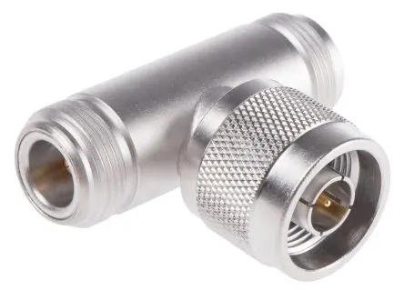 Produktfoto 1 von Huber+Suhner HF Adapter, 50 Ω, T, 11GHz Buchse Stecker, Koaxial Nennspannung