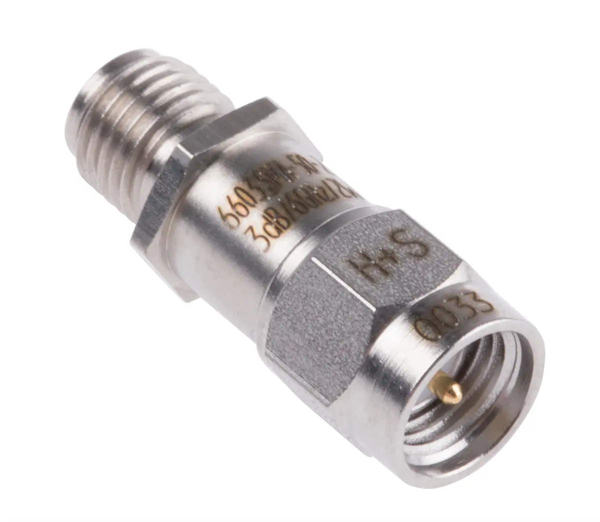 Produktfoto 1 von Huber+Suhner HF-Dämpfungsglied SMAGerade 6 GHzSteckerBuchse