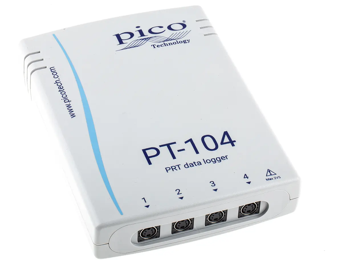 Produktfoto 1 von Pico Technology 4-Kanal Widerstand, Temperatur Datenlogger, 0°C → +70°C, Sensor PT100, PT1000