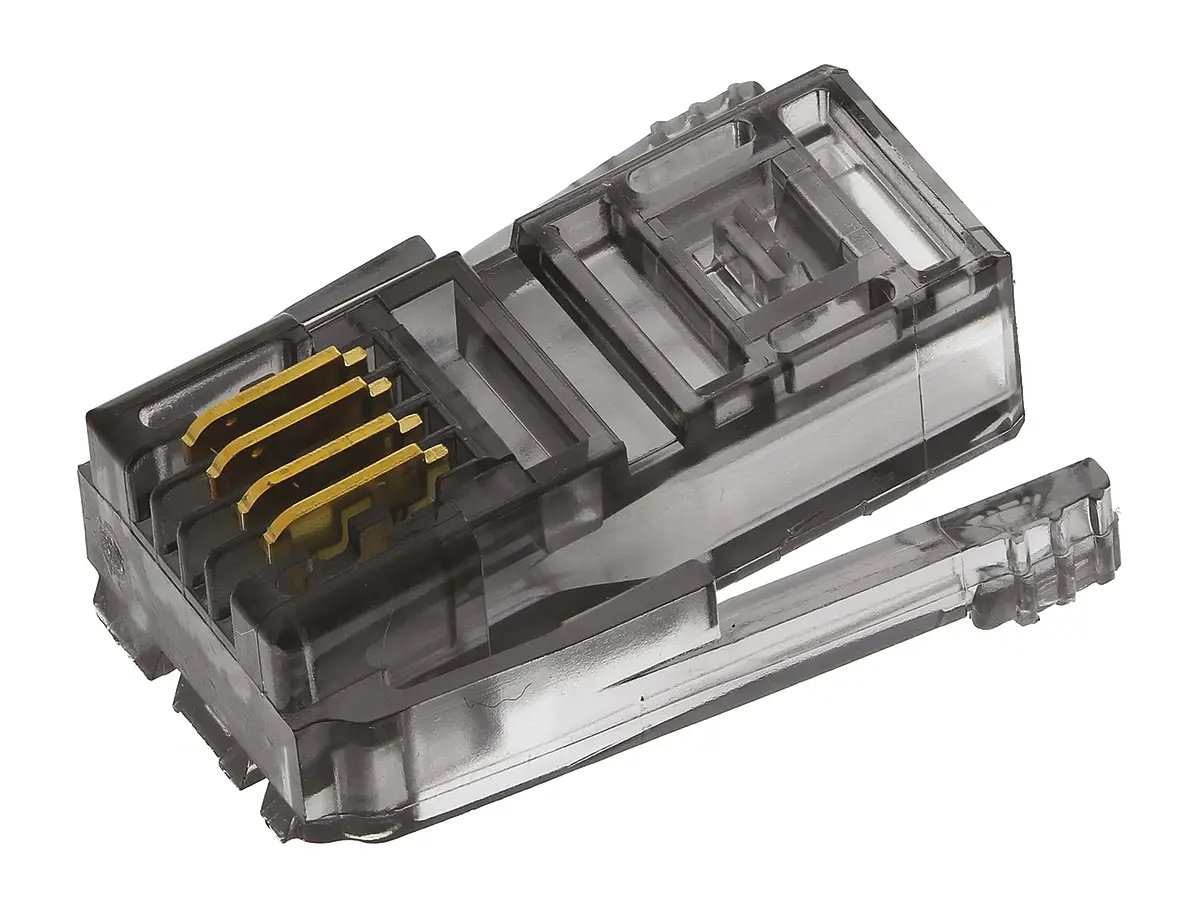 Produktfoto 1 von TE Connectivity Stecker Telefonsteckverbinder, SDL, Geschirmte Datenverbindung Crimpbefestigung, Grau, 15mm², 2 mm²