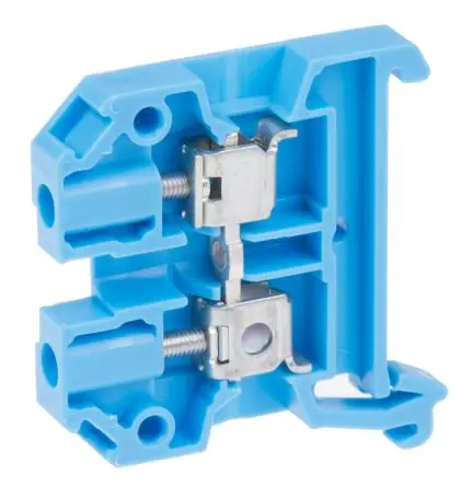 Produktfoto 1 von Weidmüller SAK Anschlussklemmenblock für Durchkontaktierung 1 Blau, 4mm², 800V Schraubbefestigung ATEX, IECEx