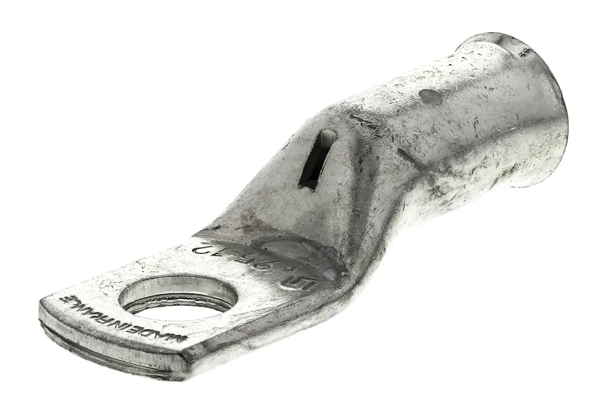 Produktfoto 1 von TE Connectivity XCT Ringkabelschuh, Unisoliert 3/0 AWG, Grau, 4/0 AWG max.AWG, innen ø 12.8 mm, 12 mm
