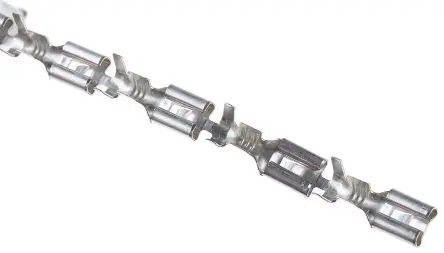 Produktfoto 1 von TE Connectivity FASTIN-FASTON .187 Flachsteckhülse, Schwarz, Unisoliert, 4.75 x 0.81 mm, Buchse, 17 AWG min, 13 AWG