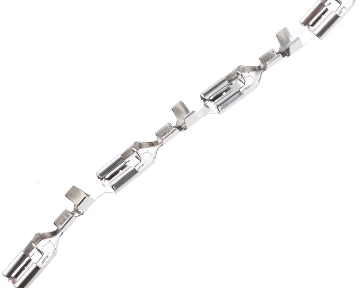 Produktfoto 1 von TE Connectivity Positive Lock .187 Mk II Flachsteckhülse, Silber, Unisoliert, 4.75 x 0.51 mm, Buchse, 24 AWG min, 20 AWG