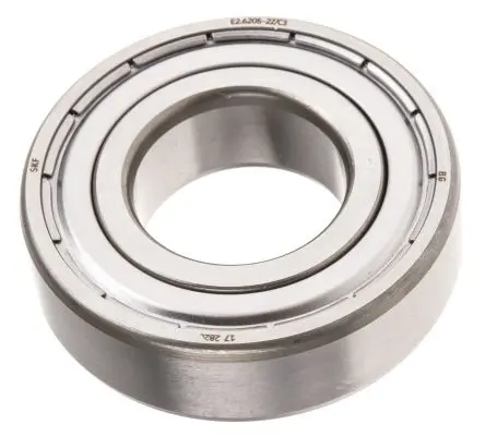 Produktfoto 1 von SKF 1-reihig Kugellager glatt, Innen-Ø 25 mm / Außen-Ø 52 mm Außen-ø , Breite 15 mm 52 mm