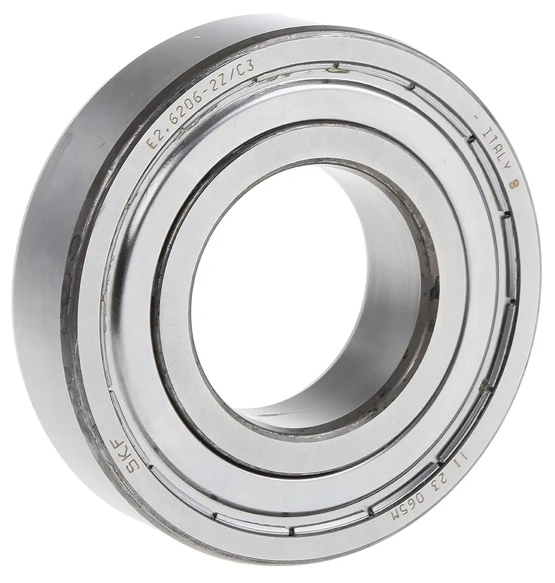 Produktfoto 1 von SKF 1-reihig Kugellager glatt, Innen-Ø 30 mm / Außen-Ø 62 mm Außen-ø , Breite 16 mm