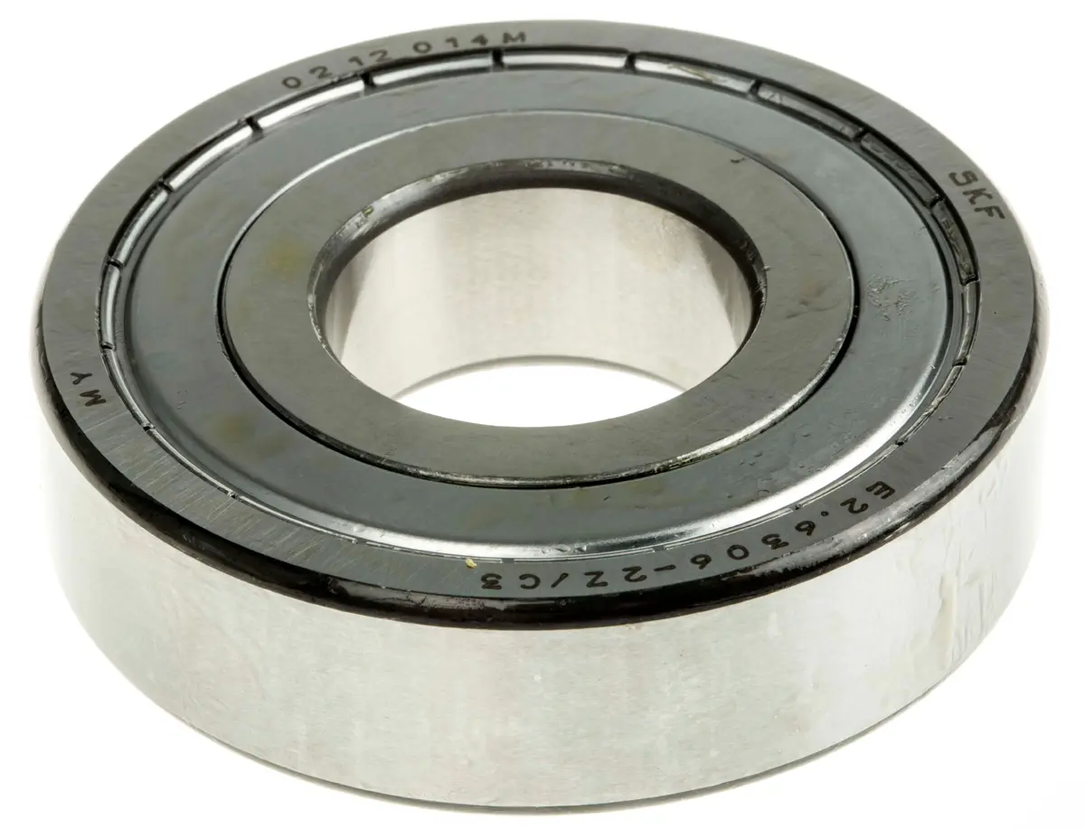 Produktfoto 1 von SKF 1-reihig Rillenkugellager glatt, Innen-Ø 30 mm / Außen-Ø 72 mm Außen-ø , Breite 19 mm