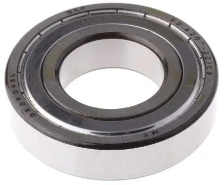Produktfoto 1 von SKF 1-reihig Rillenkugellager glatt, Innen-Ø 35 mm / Außen-Ø 72 mm Außen-ø , Breite 17 mm