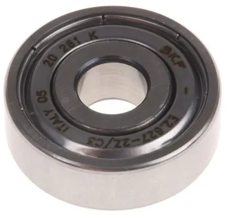 Produktfoto 1 von SKF 1-reihig Kugellager glatt, Innen-Ø 7 mm / Außen-Ø 22 mm Außen-ø , Breite 7 mm