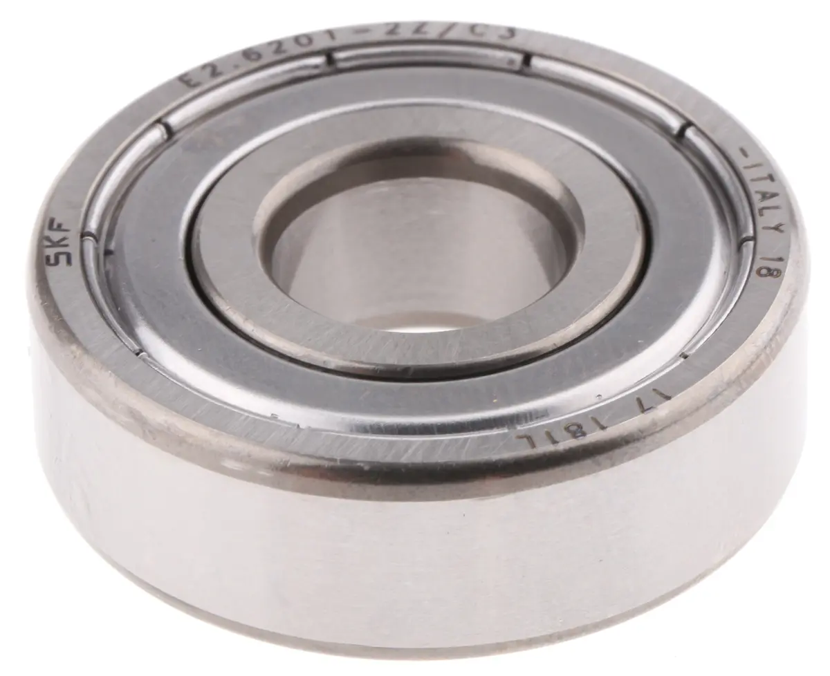 Produktfoto 1 von SKF 1-reihig Kugellager glatt, Innen-Ø 12 mm / Außen-Ø 32 mm Außen-ø , Breite 10 mm 32 mm