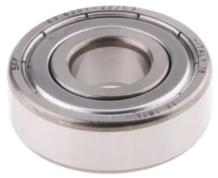 Produktfoto 1 von SKF 1-reihig Kugellager glatt, Innen-Ø 12 mm / Außen-Ø 32 mm Außen-ø , Breite 10 mm 32 mm