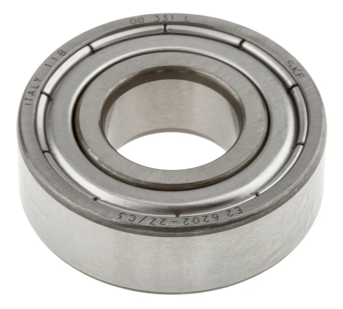 Produktfoto 1 von SKF 1-reihig Kugellager glatt, Innen-Ø 15 mm / Außen-Ø 35 mm Außen-ø , Breite 11 mm