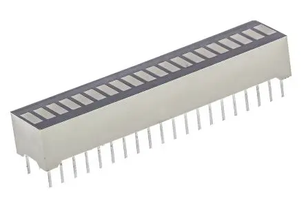 Produktfoto 1 von Kingbright LED-Anzeige Balkendiagramm-Display mit automatischer Hinterleuchtung, Grün 570nm Zeichenhöhe 5.08 mm