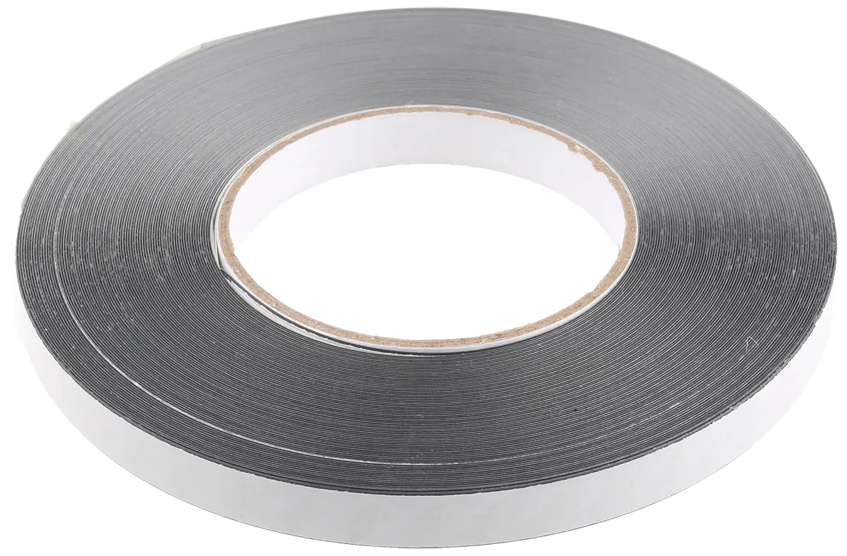 Produktfoto 1 von Eclipse Ferrit Stahlband selbstklebend für Magnete, Klebend, Stärke 0.2 mm B. 13 mm, L. 30 m, 55 kg