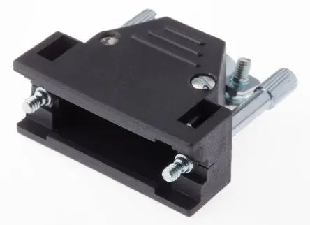 Produktfoto 1 von MH Connectors MHED D-Sub-Gehäuse Gerade, 15-polig, D: D-Sub-Gehäuse Zugentlastung, Schwarz, Größe A, aus ABS
