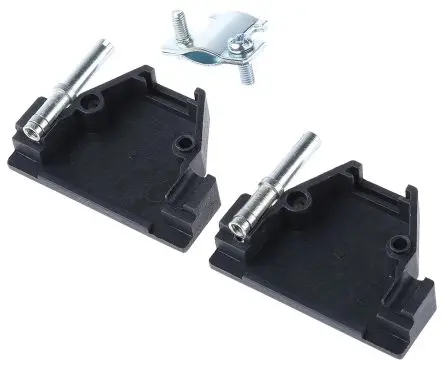 Produktfoto 1 von MH Connectors MHED D-Sub-Gehäuse Gerade, 15-polig, D: D-Sub-Gehäuse Zugentlastung, Schwarz, Größe A, aus ABS