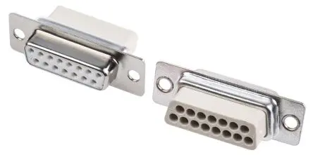 Produktfoto 1 von MH Connectors MHD D-Sub-Steckverbinder Gerade, 15-polig 2.77 mm Raster, Kabel