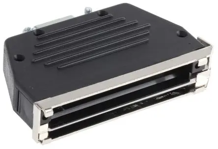 Produktfoto 1 von MH Connectors MHED D-Sub-Gehäuse Vertikal, 37-polig, D: D-Sub-Gehäuse Zugentlastung, Schwarz, Größe C, aus Thermoplast