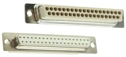 Produktfoto 1 von MH Connectors MHD D-Sub-Steckverbinder Gerade, 37-polig 2.77 mm Raster, Kabel