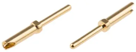 Produktfoto 1 von MH Connectors DM D-Sub Steckverbinderkontakt, Stecker Lot, Messing, Gold, Buchse 22 AWG