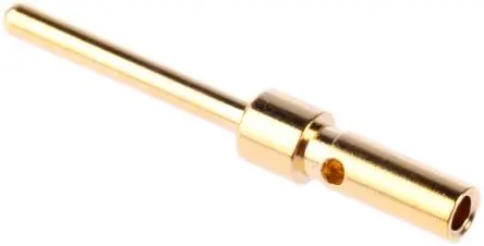 Produktfoto 1 von MH Connectors DM D-Sub Steckverbinderkontakt, Stecker Crimpbefestigung, Messing, Gold, Buchse 22 AWG