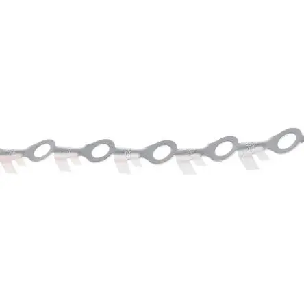 Produktfoto 1 von TE Connectivity Ringkabelschuh, Unisoliert 18 AWG, Grau, 14 AWG max.AWG, aussen ø 7.52 mm, innen ø 4.34 mm, M4