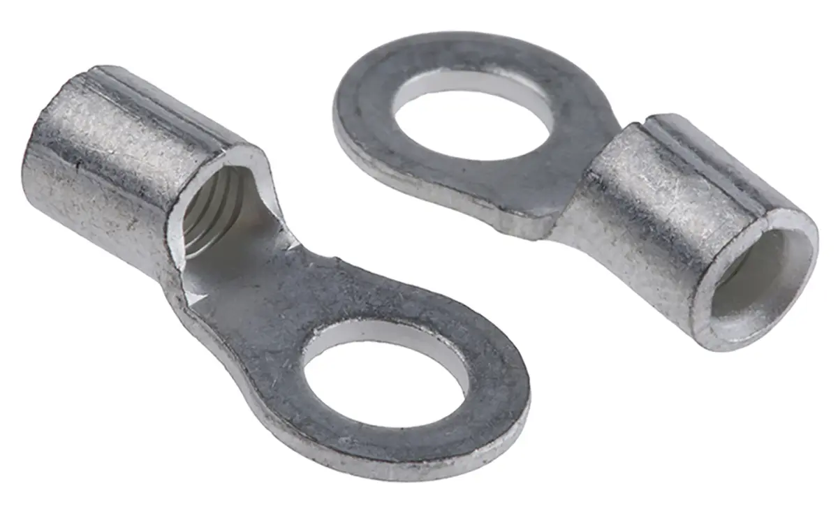 Produktfoto 1 von TE Connectivity Solistrand Ringkabelschuh, Unisoliert 12 AWG, 10 AWG max.AWG, innen ø 4.65 mm, M5