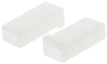 TE Connectivity FASTIN-FASTON .250 Crimpkontaktgehäuse, Gr. 6.35 mm, Steckerbuchse, Nylon, Natur, 1-polig