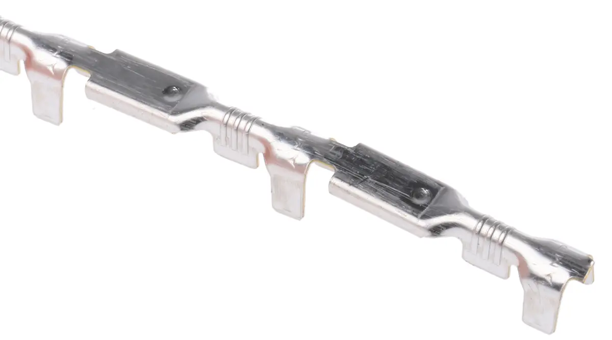 Produktfoto 1 von TE Connectivity FASTON .110 Flachsteckhülse, Schwarz, Unisoliert, 2.79 x 0.51 mm, Buchse, 20 AWG min, 16 AWG