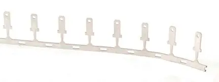 Produktfoto 1 von TE Connectivity FASTON .110 Flachsteckhülse, Schwarz, Unisoliert, 2.79 x 0.51 mm, Stecker