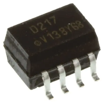 Produktfoto 1 von Vishay ILD217T Oberfläche 2 Optokoppler DC-In, 8-Pin SOIC, Isolation 4000 V ac