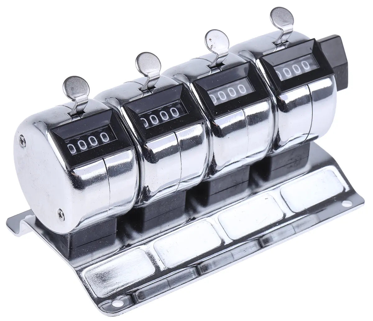 Produktfoto 1 von RS PRO Mechanisch Aufwärts Zähler Manuell 4-stellig