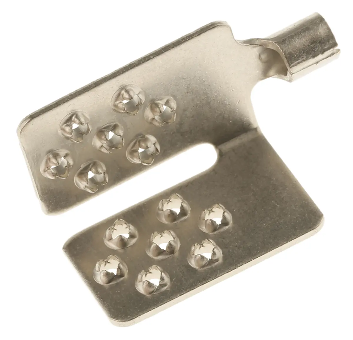 Produktfoto 1 von TE Connectivity Termi-Foil Spleißverbinder, Grau Unisoliert Zinn, Ges.L 17.98 mm, 14 AWG max.