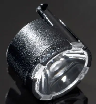 Produktfoto 1 von Ledil Lisa2 LED Linse 1-LEDs Rund aus Polymethylmethacrylat Punkt, Schwarz 16 °, Ø 9.9 mm x 6.8 mm, für OSRAM OSLON SSL