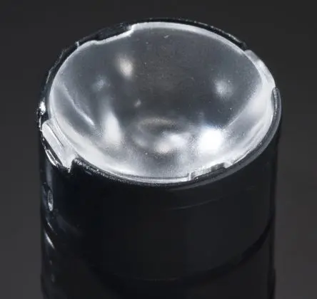 Produktfoto 1 von Ledil Tina LED Linse 1-LEDs Rund aus Polycarbonat Punkt, Schwarz 12 to 18°, Ø 16.1 mm x 9.52 mm, für Cree XB-H, Nichia