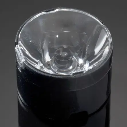 Produktfoto 1 von Ledil Leila LED Linse 1-LEDs Rund aus Polymethylmethacrylat Punkt, Schwarz 7.5 to 11°, Ø 21.6 mm x 14.7 mm