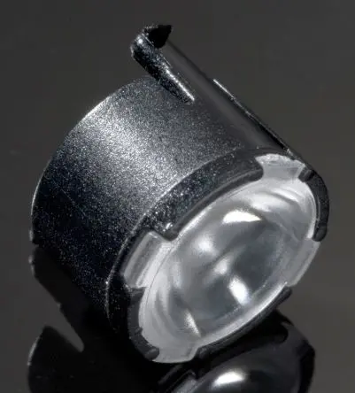 Produktfoto 1 von Ledil Lisa2 LED Linse 1-LEDs Rund Mittlerer Winkel, Schwarz 19 to 34°, Ø 9.9 mm x 6.8 mm