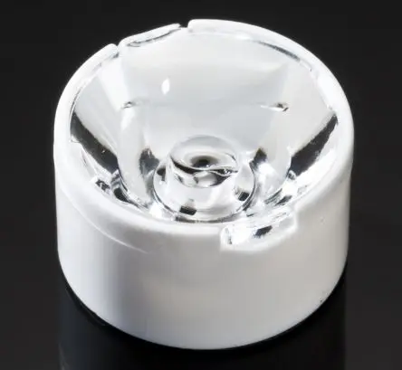 Produktfoto 1 von Ledil Tina LED Linse 1-LEDs Rund aus Polymethylmethacrylat Punkt, Klar 10 to 15°, Ø 16.1 mm x 9.7 mm, für Cree XP-E,