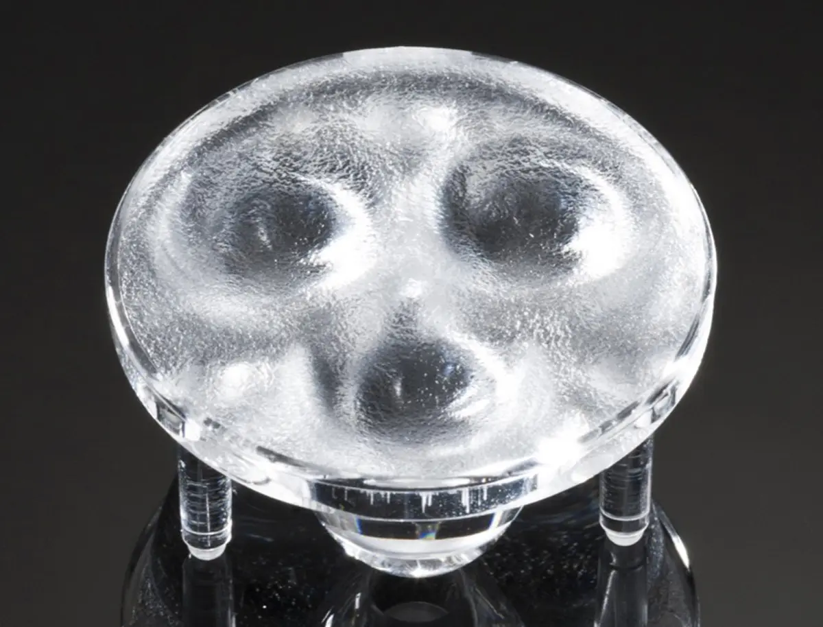Produktfoto 1 von Ledil Cute LED Linse 3-LEDs Rund ±20°, Ø 35mm x 15mm, für Cree MC-E, Cree MHB-A, Cree XM-L, Cree XM-L2, Cree XP-E, Cree