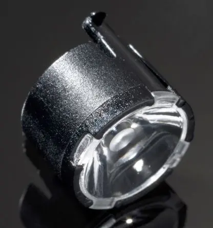 Produktfoto 1 von Ledil Lisa2 LED Linse 1-LEDs Rund Punkt, Schwarz 18 to 24°, Ø 9.9 mm x 6.6 mm